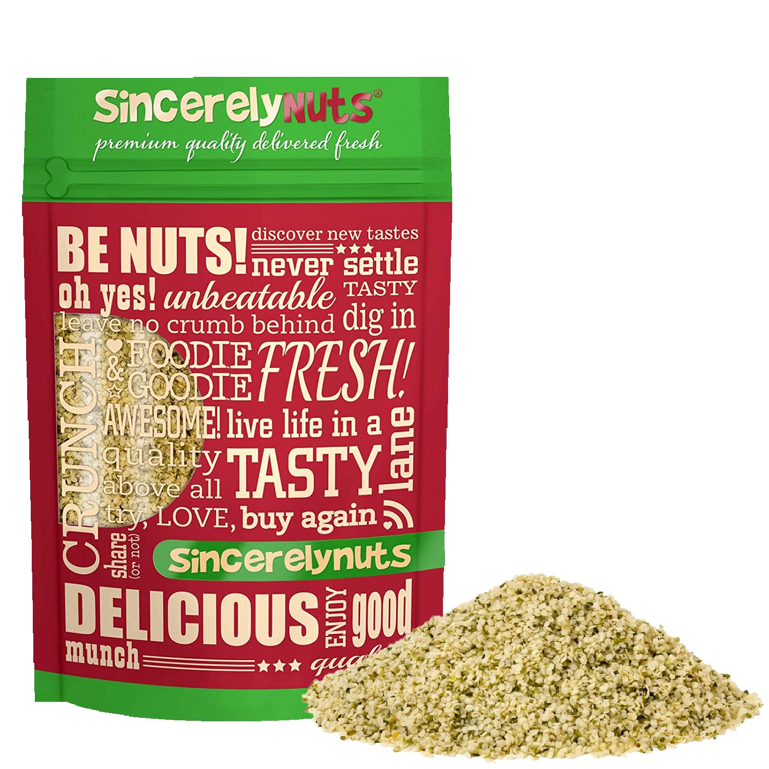 Sincerely Nuts Brown Flax Seed- (3 LB) Vegan, Kosher & Gluten-Free Food-Fiber-Rich Addition to Baked Goods, Salads & More-Plant-Powered Essential Fatty Acid-Add to Granola, Trail Mix, and Protein