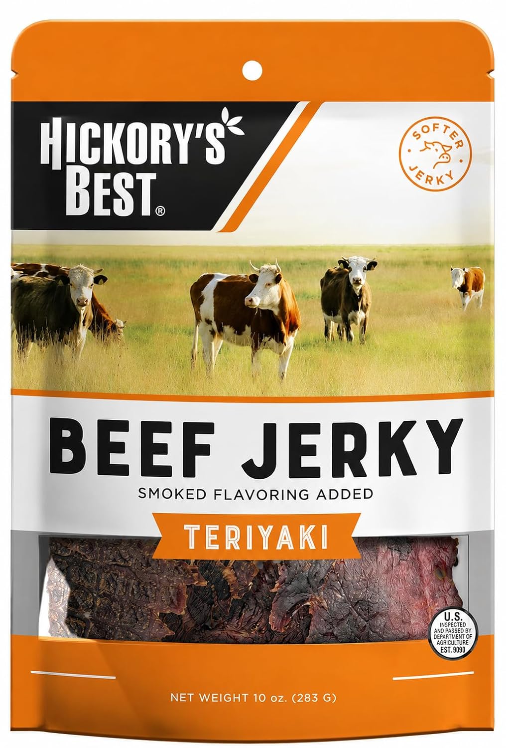 Enjoy Peppered Beef Jerky 8 oz (Pack of 1) | High Protein | No Nitrites