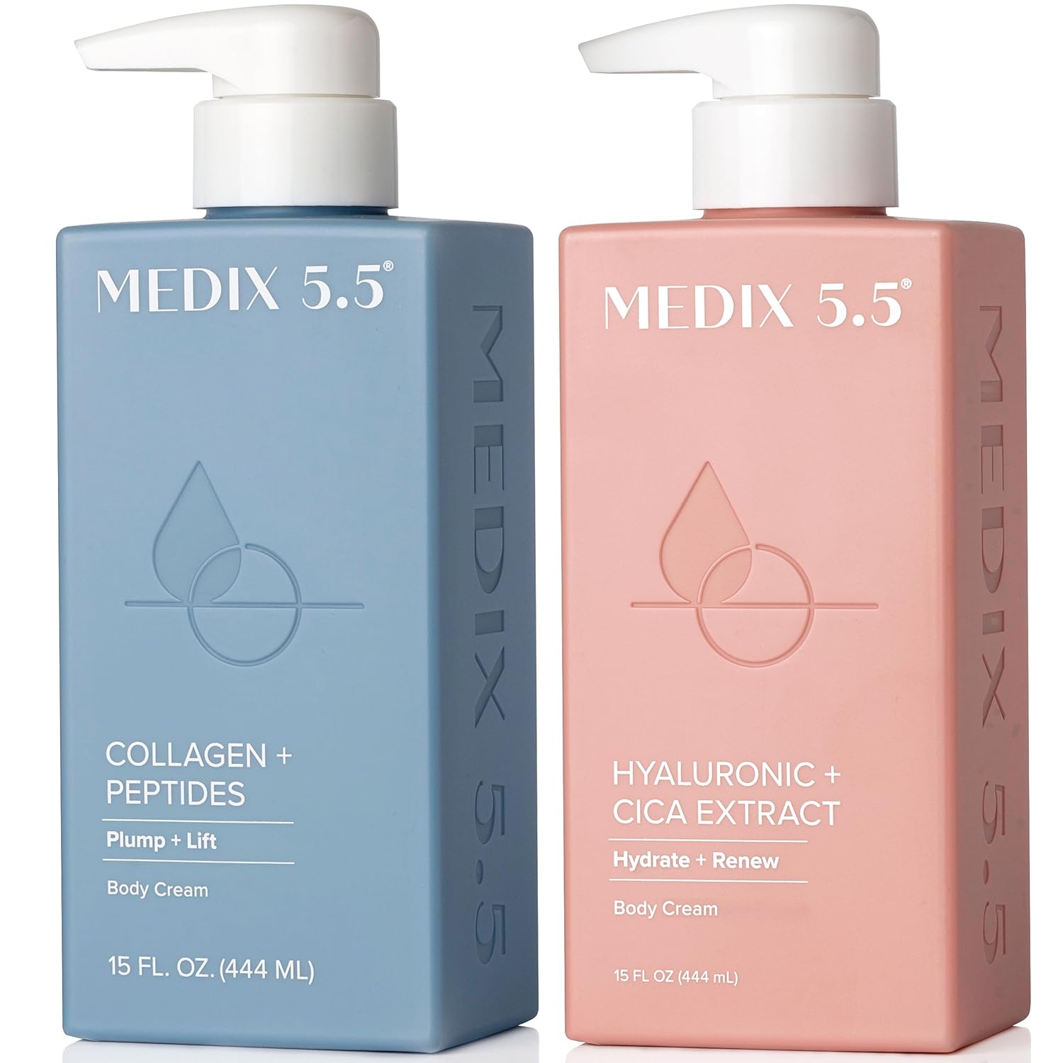 MEDIX 5.5 Collagen Cream Skin Care Face Lotion & Body Lotion For Dry Skin | Anti Aging Collagen Peptides Firming Cream Body Moisturizers Lifts, Firms, & Tightens For Younger Looking Skin, 15 Fl Oz