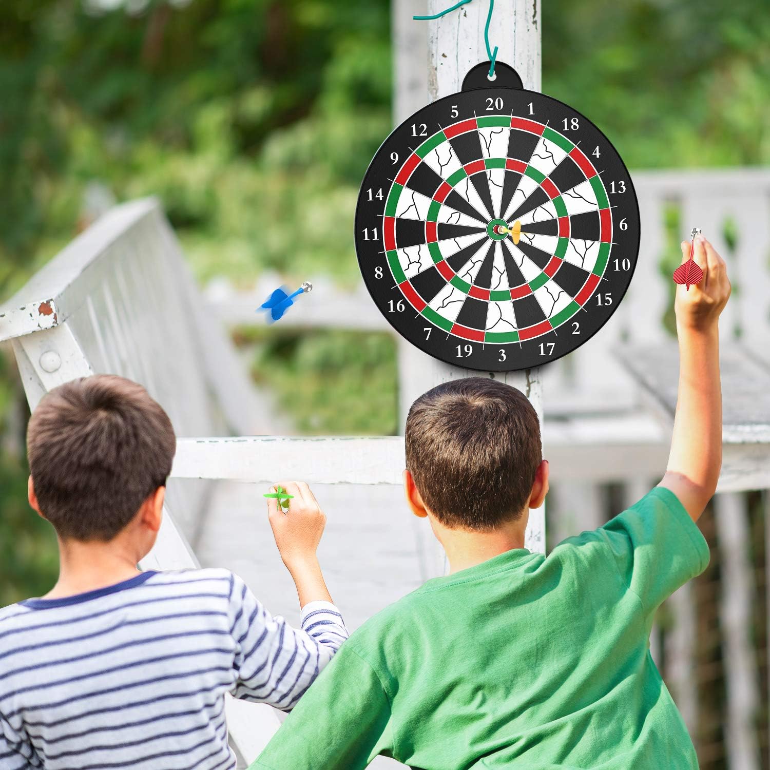 Dart Board - 12pcs Magnetic Darts - Excellent Indoor Game and Party Games