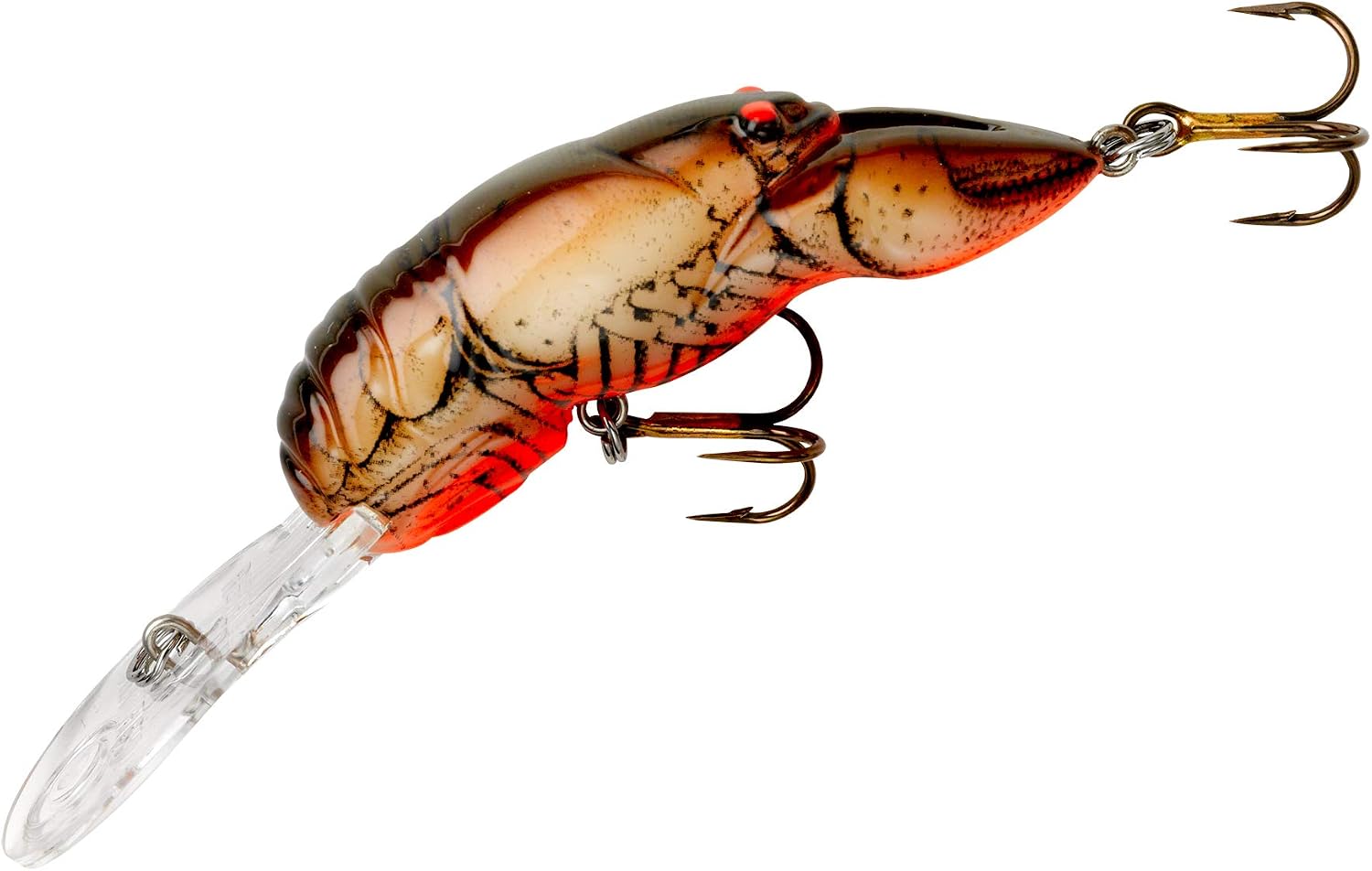 Rebel Lures Original Realistic Crawfish Crankbait Fishing Lure