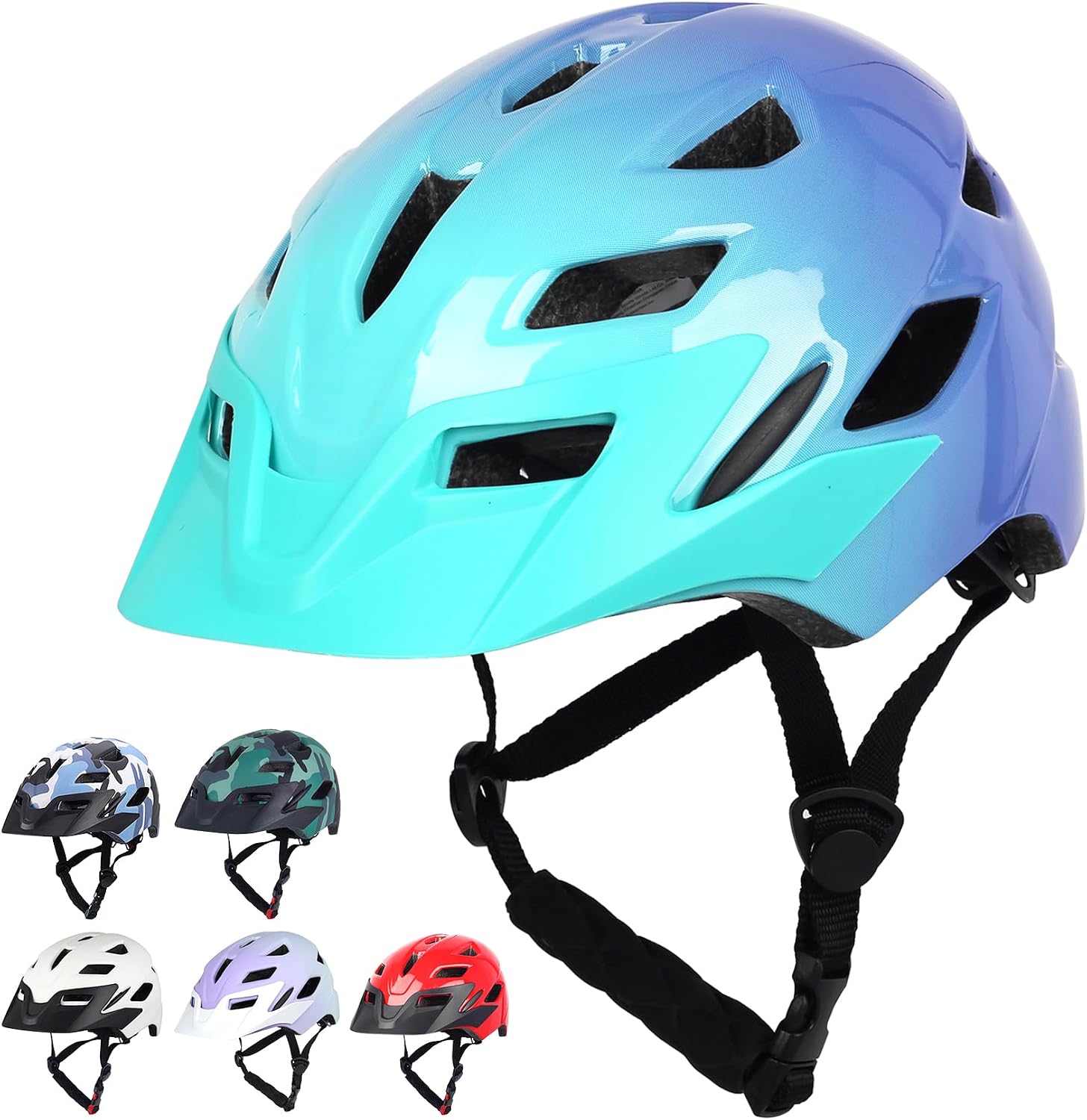 Kids Bike Helmet, Toddler Youth Helmet for Boys Girls, Ages 3-5, 5-8, 8-14