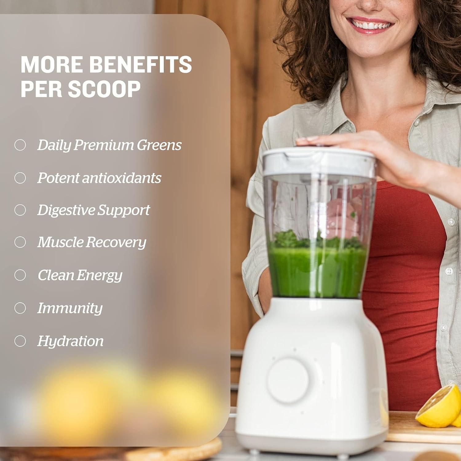 Sunfood Superfoods Organic Supergreens Blend - Greens Superfood Powder, Daily Green Juice Powder, Vegetable Smoothie Drink Mix with Chlorella, Spirulina, Alfalfa, Kale, & More - 8 oz Bag