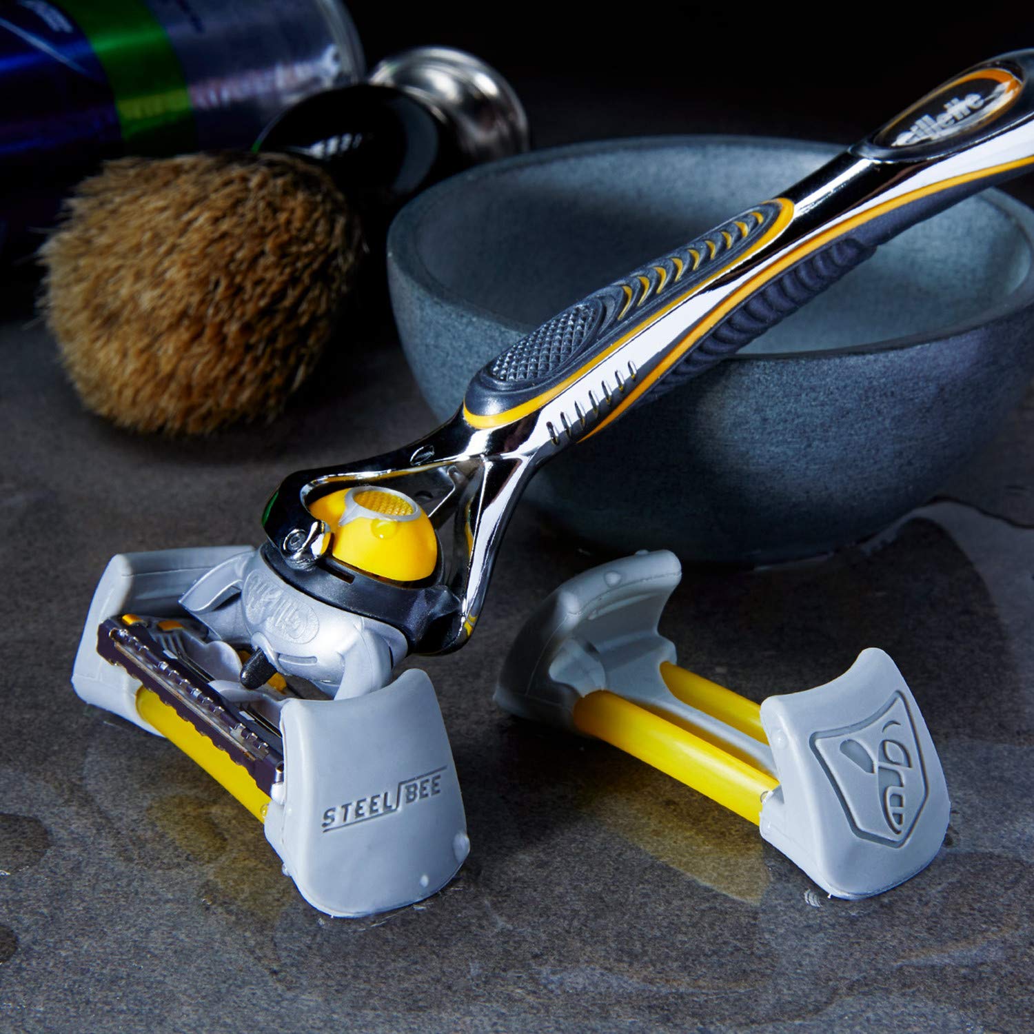 Razor Saver | Anti-Rust Razor Cover | Blade Life-Extender | Travel Cartridge Protector | Corrosion-Preventing Attachment