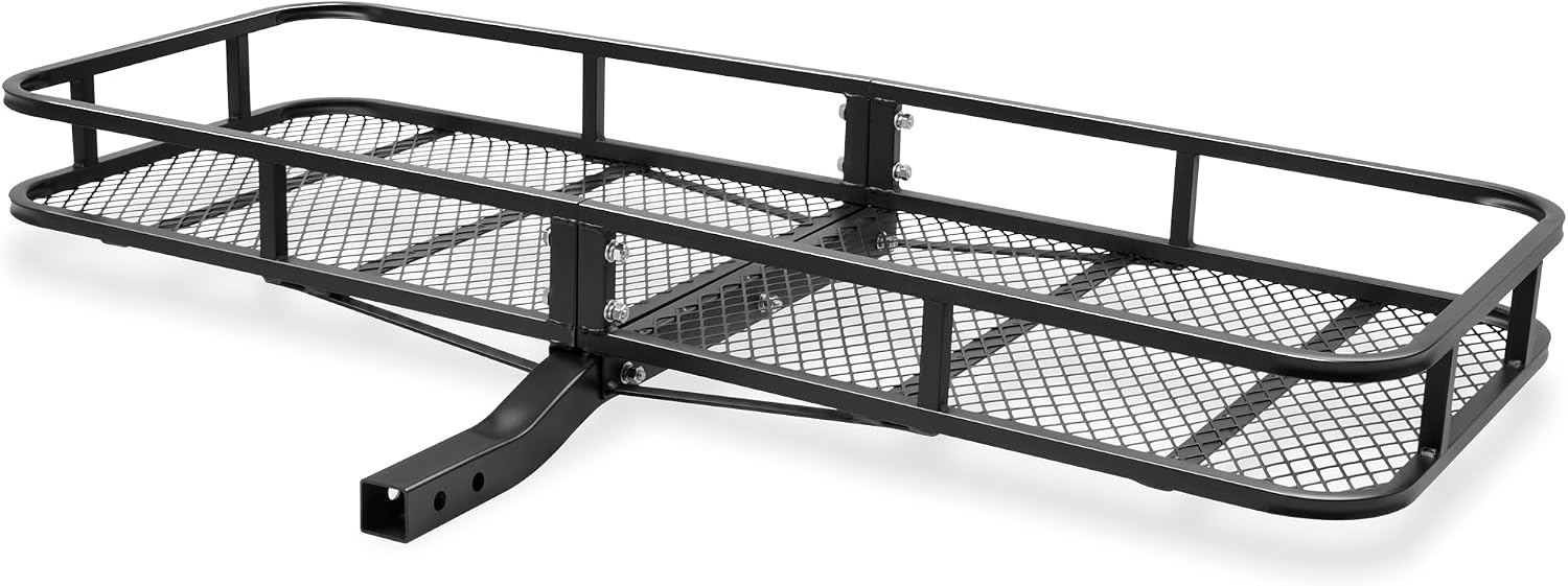 ARKSEN 60" x 23" x 5.5" Hitch Cargo Carrier, 500 Lbs Capacity Luggage Rack