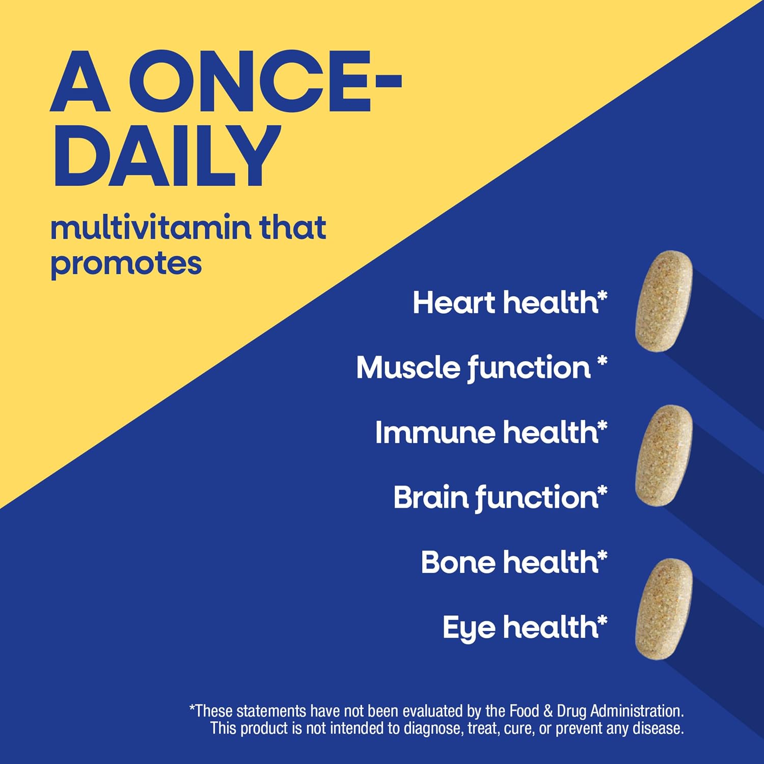 Nature's Way Alive! Men’s Daily Ultra Potency Multivitamin Tablets, 60 ct | Complete High Potency Men’s Daily Vitamin Promotes Heart & Muscle Function*, B-Vitamins, Zinc and Antioxidants