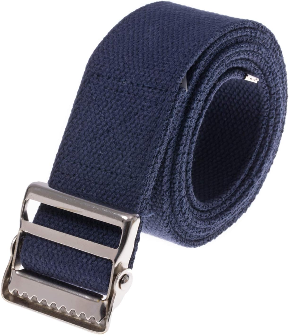COW&COW Transfer and Gait Belt with Metal Buckle - Transfer Walking and Standing Assist Aid for Caregiver Nurse Therapist 2 inches (Beige with Stripes, 60")