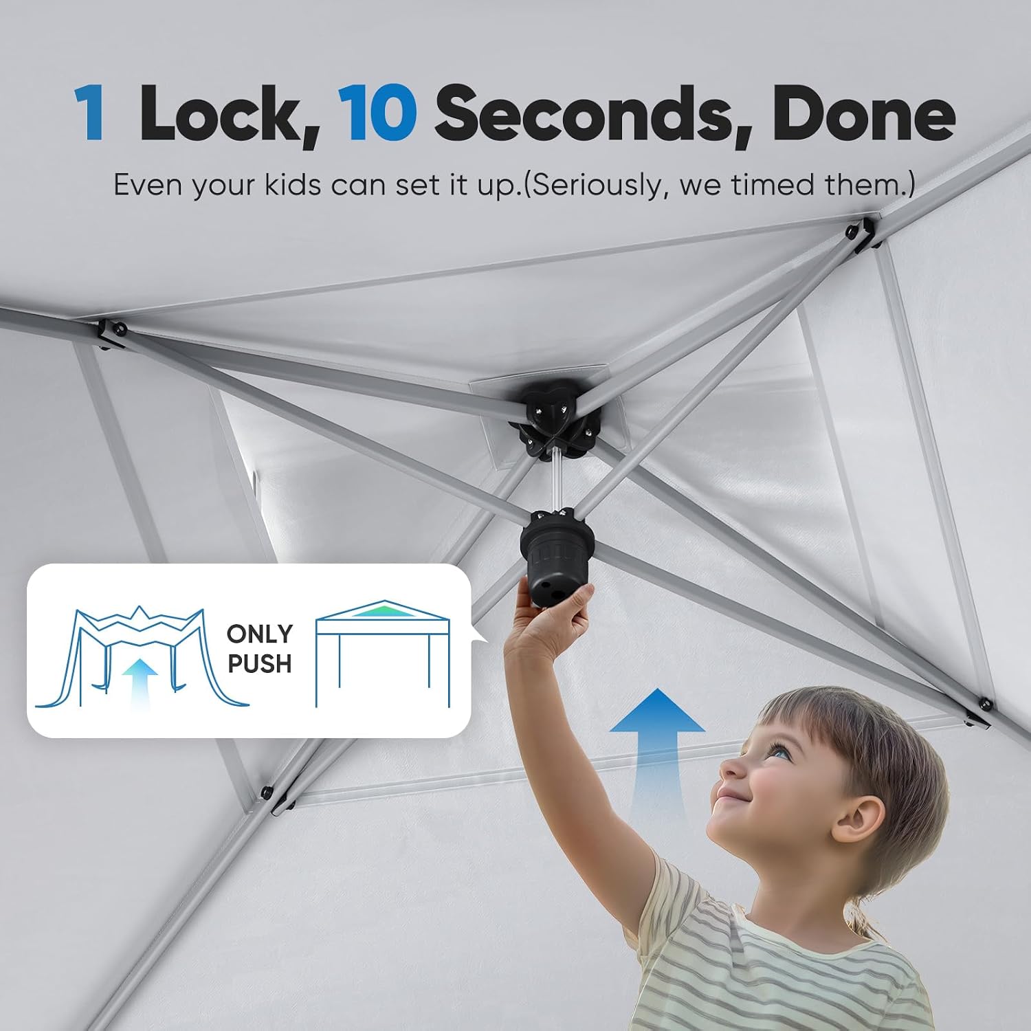Quictent 10'x10' Pop up Screened Canopy Tent with Mosquito Netting | Portable Easy up Outdoor Screen House Shelter for Patio, Camping and Picnic, Includes Wheeled Carry Bag