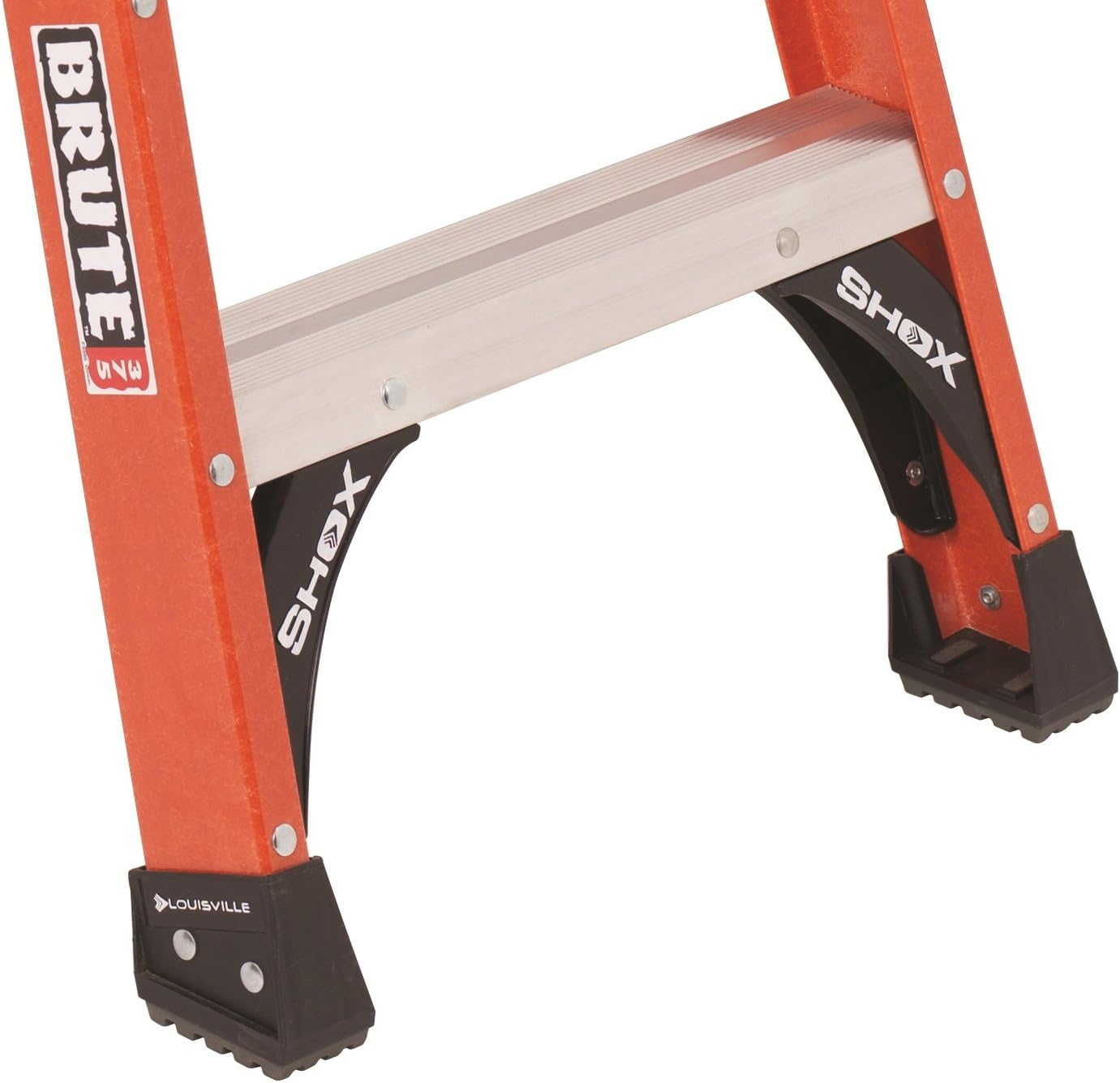 Louisville Ladder 6-Foot Fiberglass Step Ladder, 375-Pound Load Capacity, Type IAA, FS1406HD