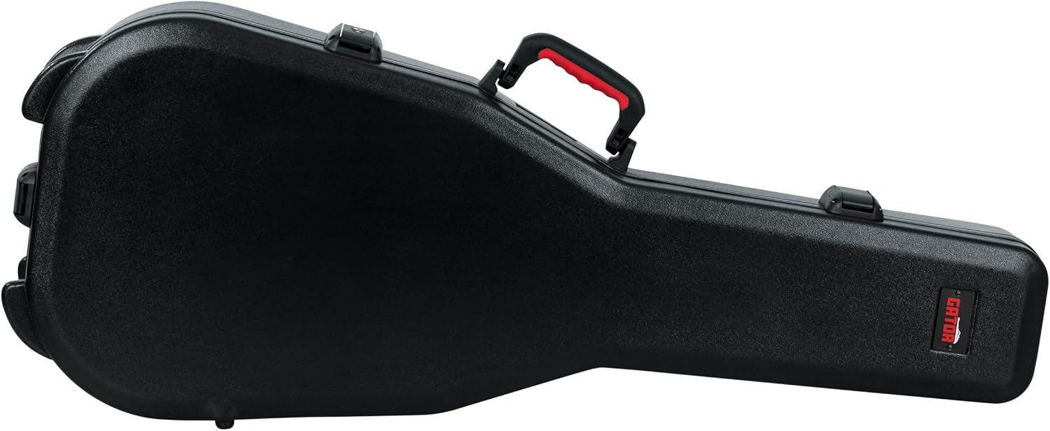 Gator Cases Molded Flight Case For SG Style Double Cut Away Guitars With TSA Approved Locking Latch, (GTSA-GTRSG)