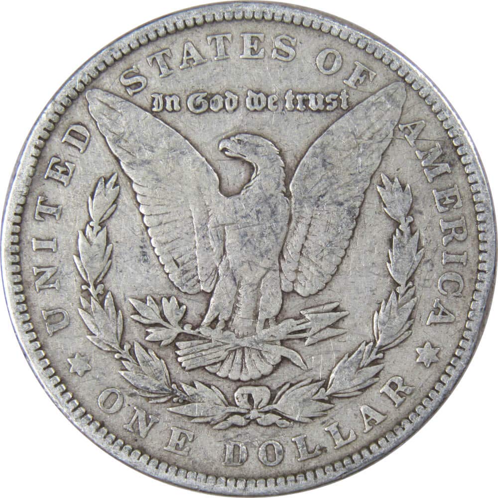 1888 Morgan Dollar VG Very Good 90% Silver $1 US Coin Collectible | Collectible Coin: Morgan Dollar, 1888, Silver, Very Good