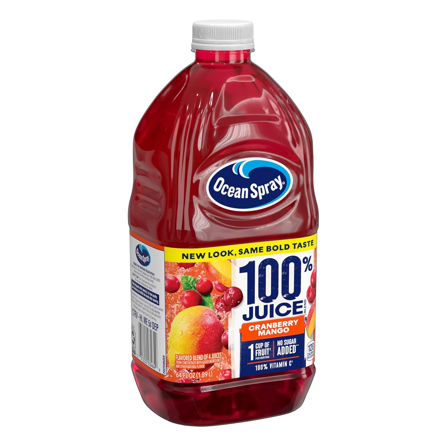 Ocean Spray 100% Juice, Ruby Red Grapefruit, 60 Ounce Bottle (Packaging May Vary)