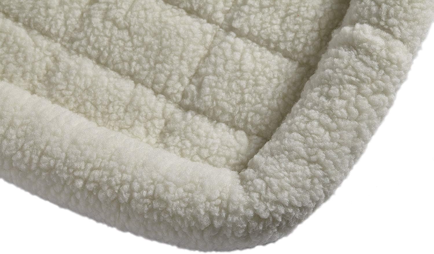MidWest Homes for Pets QuietTime XXS Dog Bed – Cinnamon Faux Fur Bolster, Ultra-Soft and Machine Washable, Fits 18-Inch Crates and Carriers, for Small Dogs and Cats