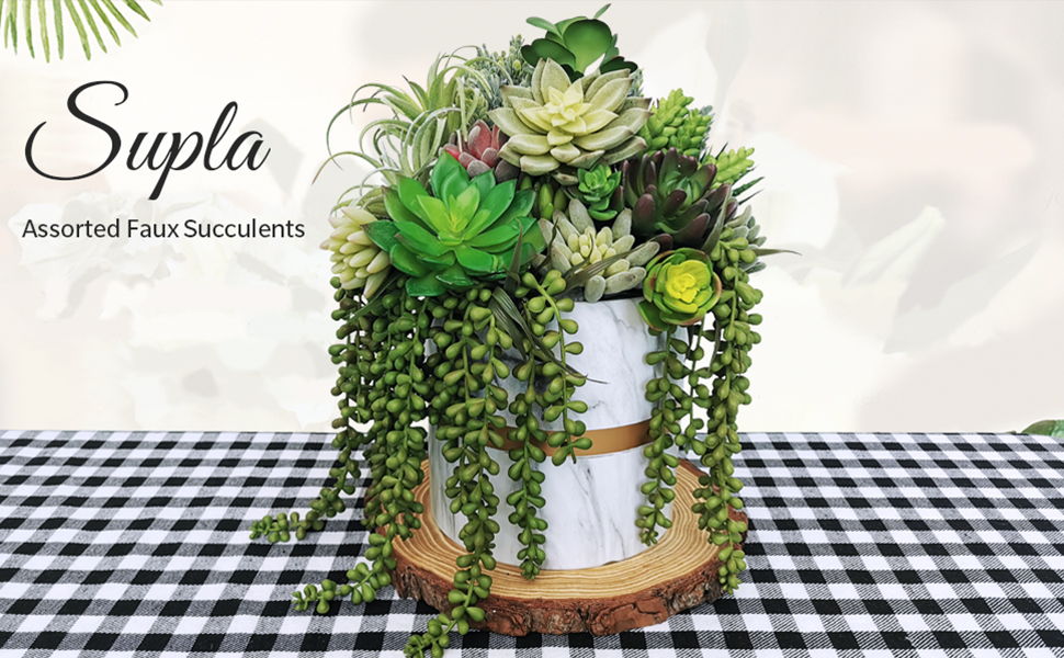 artificial succulents