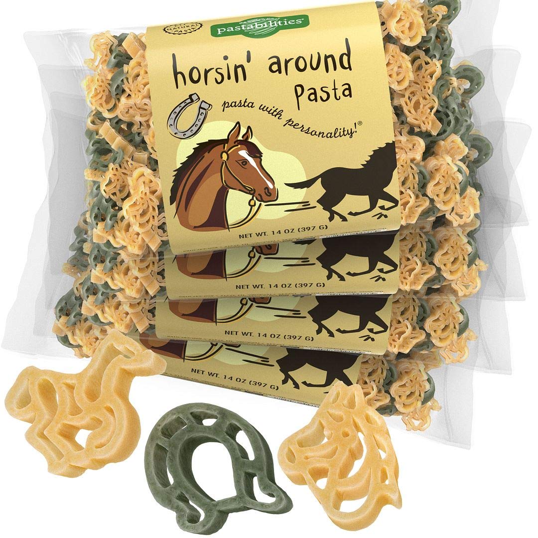 Pastabilities Fun Shaped Pasta for Kids - Black Cat Shaped - Cats and Paws Animal Theme, Non-GMO Natural Wheat Pasta, All-Natural, Kosher Certified, Made in the USA, (4 Pack, 14 Oz)