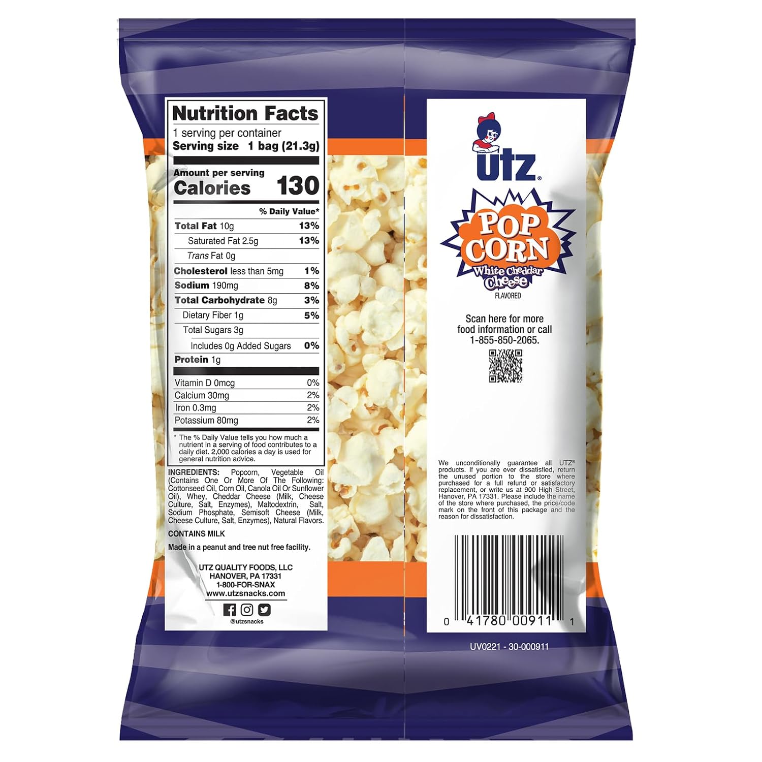 Utz Potato Chips, Barbeque – 1 oz. Bags (60 Count) – Crispy Potato Chips Made from Fresh Potatoes, Crunchy Individual Snacks to Go, Cholesterol Free, Trans-Fat Free, Gluten Free Snacks
