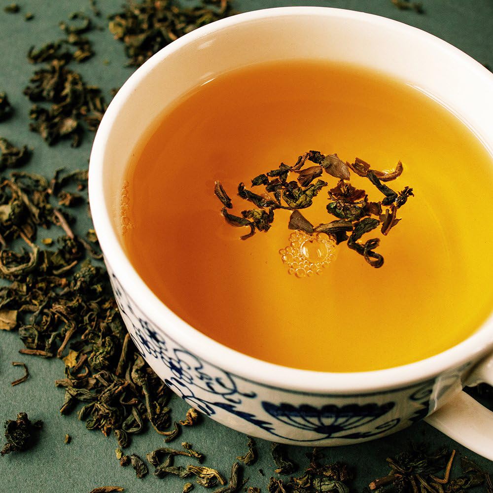 Organic Positively Tea Company, Pinhead Gunpowder Green Tea, Loose Leaf, 16 Ounce