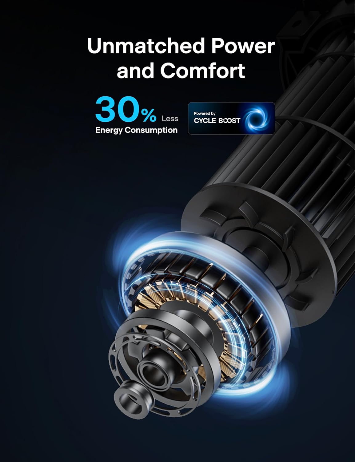 PELONIS 40-inch Bladeless Tower Fan for Bedroom, Standing Fan with Remote Control, 26ft/s, 90° Oscillation, 3 Speed Settings, 27 dB, 3 Modes