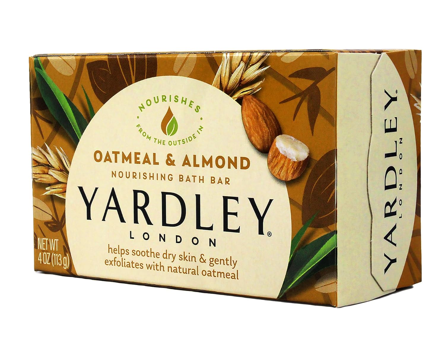 Yardley Oatmeal Almond Bath Bar 4oz - Pack of 2