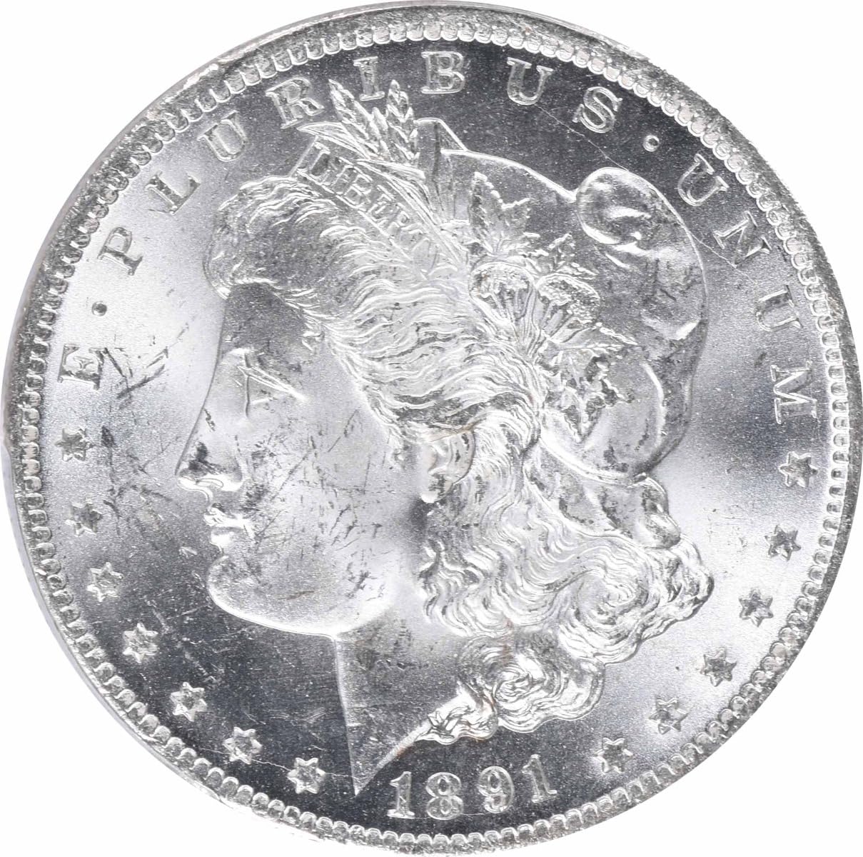1891 CC Morgan Dollar PCGS MS64