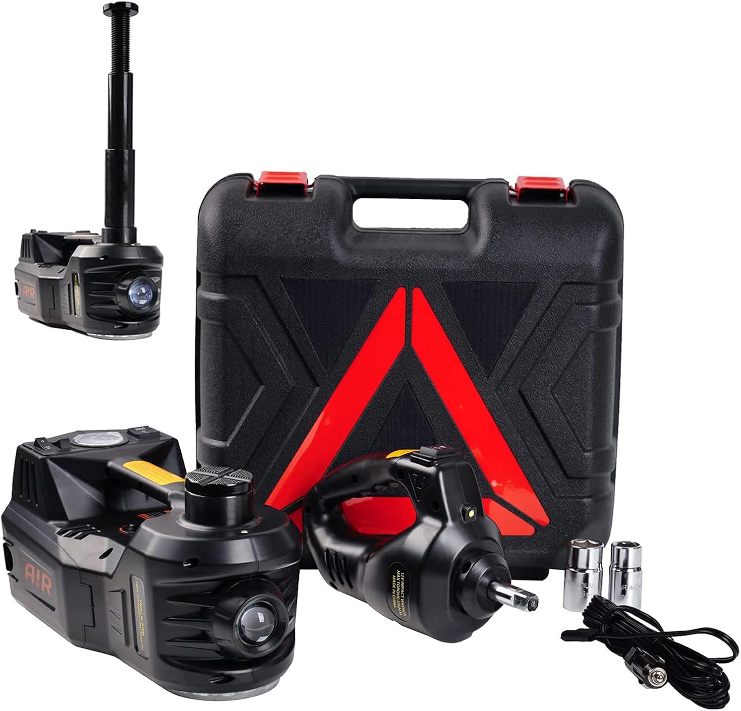 ROGTZ Electric Car Jack Hydraulic Kit 5T Impact Wrench Tire Inflator Pump