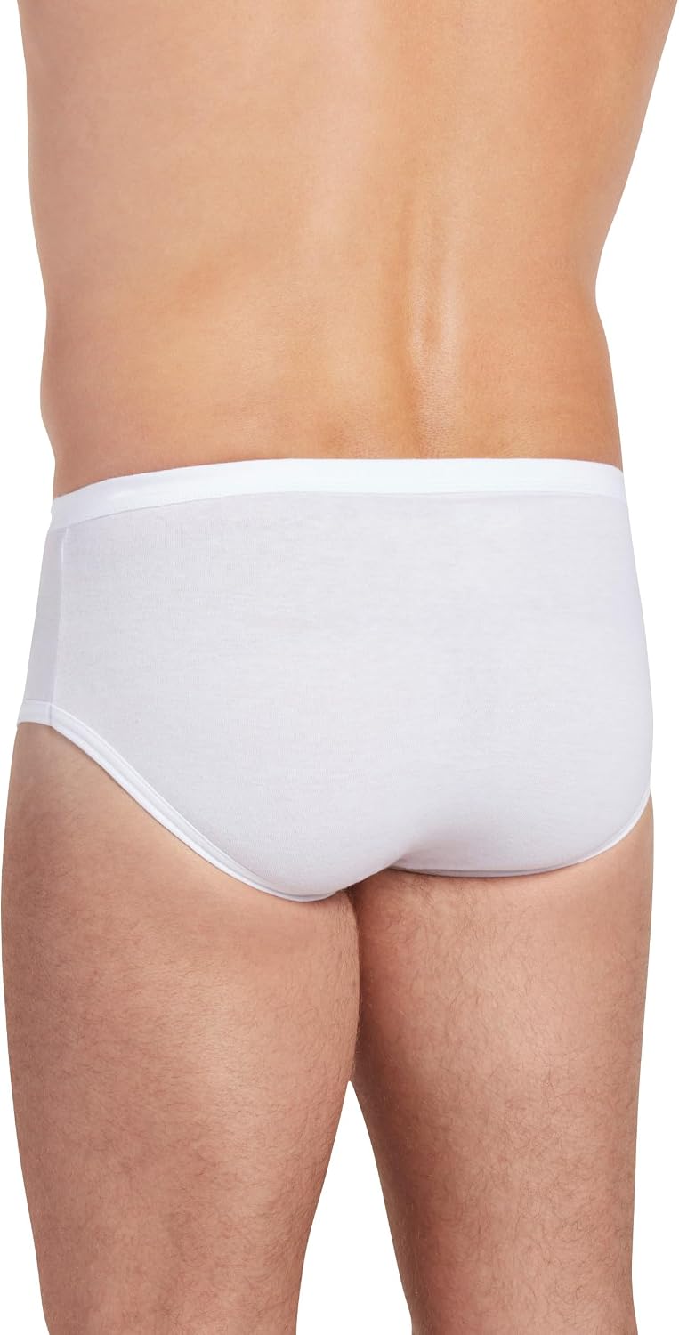 Jockey Elance Poco Brief- 6 Pack - 100% Cotton Underwear for Men