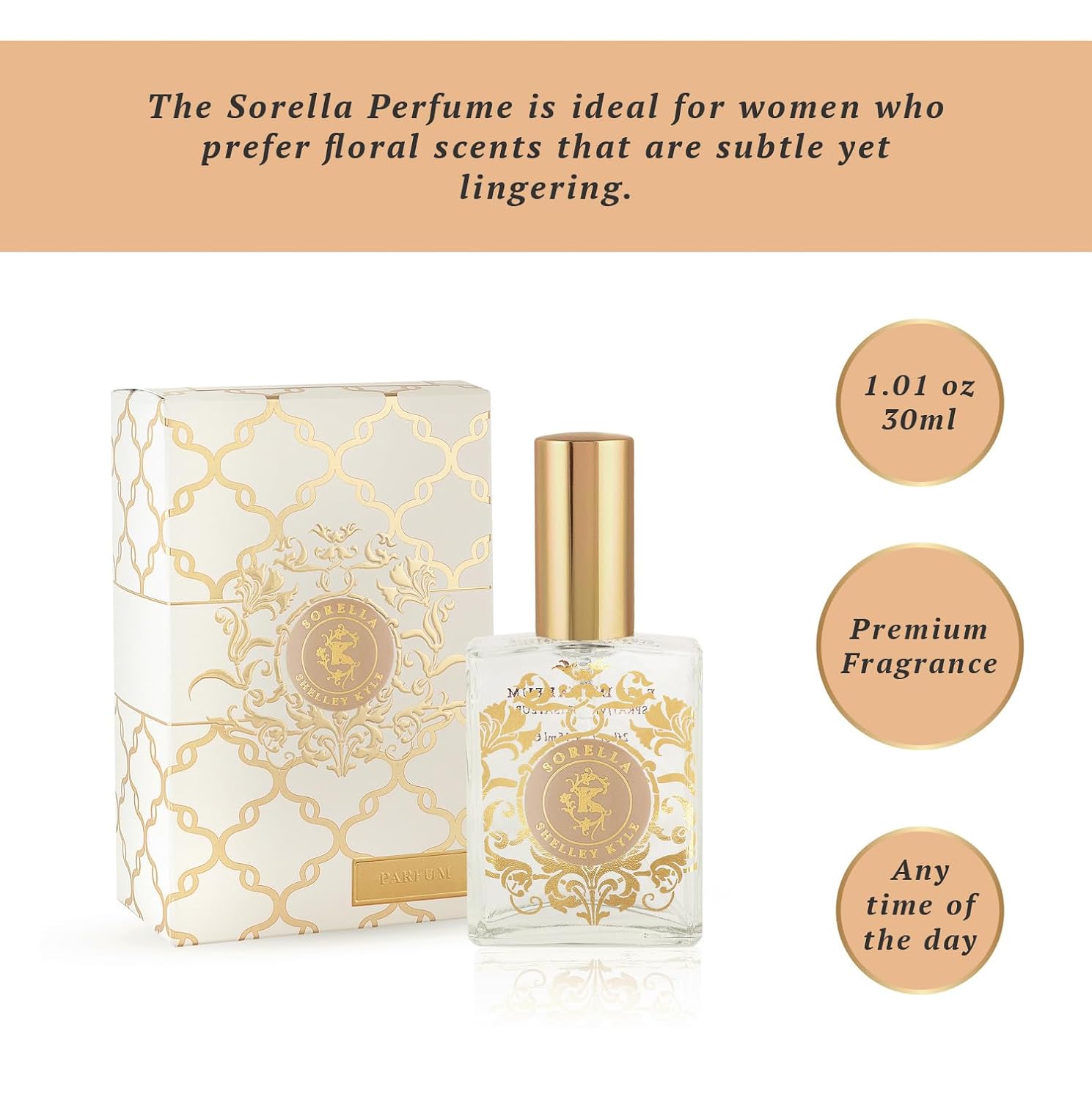 Tiramani Perfume with Perfect Floral Fragrance, Long-Lasting Scent, Great Choice for Everyday Wear, 30ml
