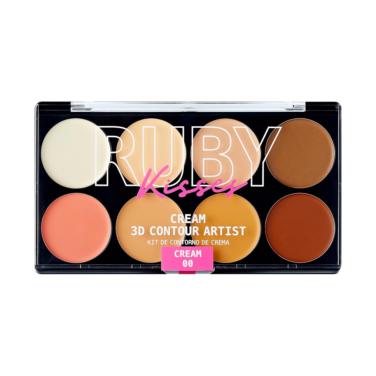 Ruby Kisses 3D Face Creator Cream Foundation & Concealer, 12 Hours Long Lasting, Medium to Full Coverage, Non-Greasy