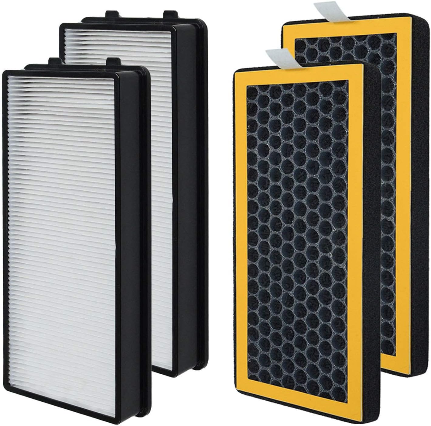 PUREBURG Replacement Filter Compatible with HoMedics AT-PET01 AT-PET02 TotalClean PetPlus Tower Air Purifier