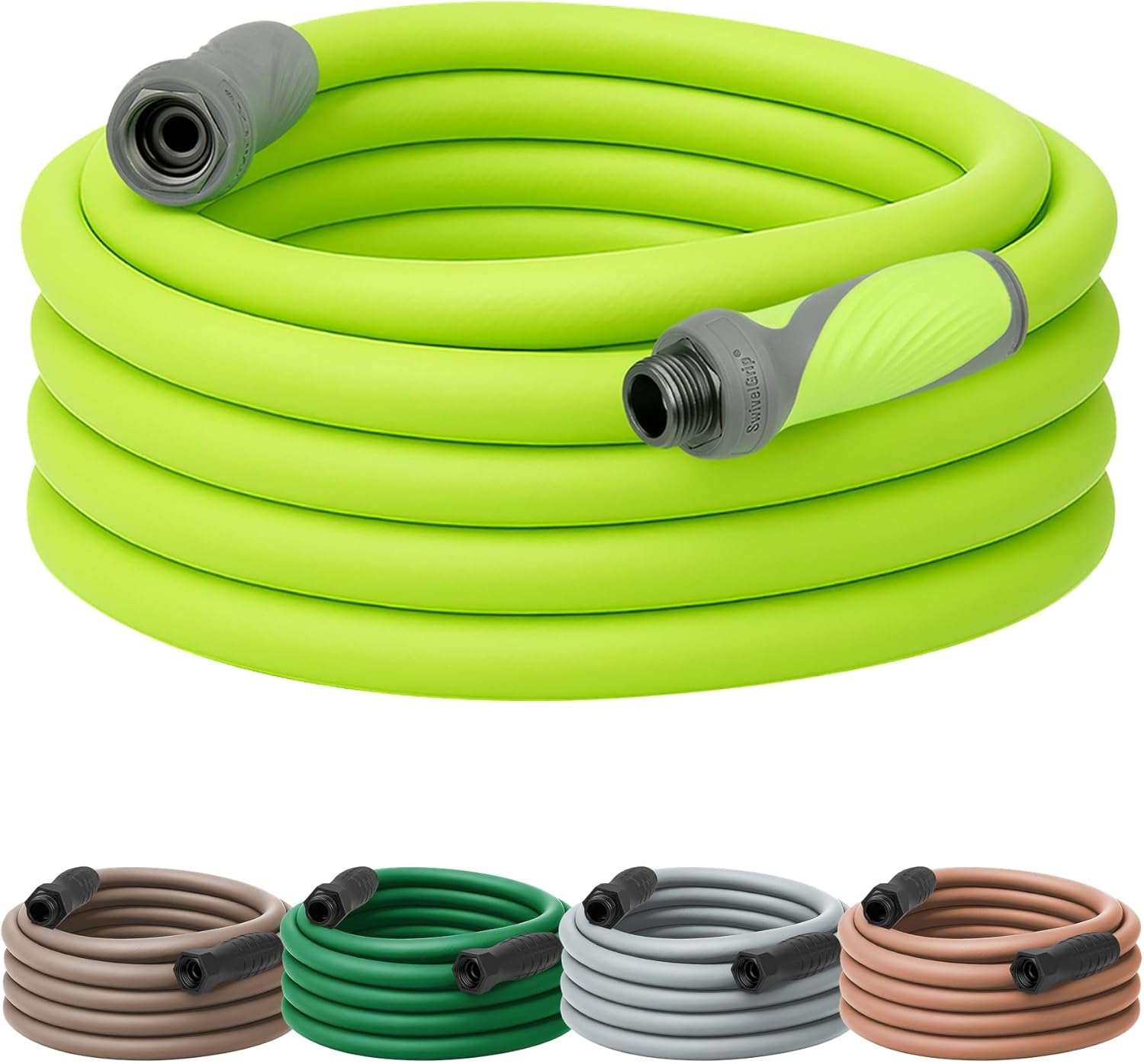 Flexzilla Garden Hose 5/8 in. x 50 ft., Lightweight All-Weather Water Hose, Durable and Flexible, Leak-Free Connections