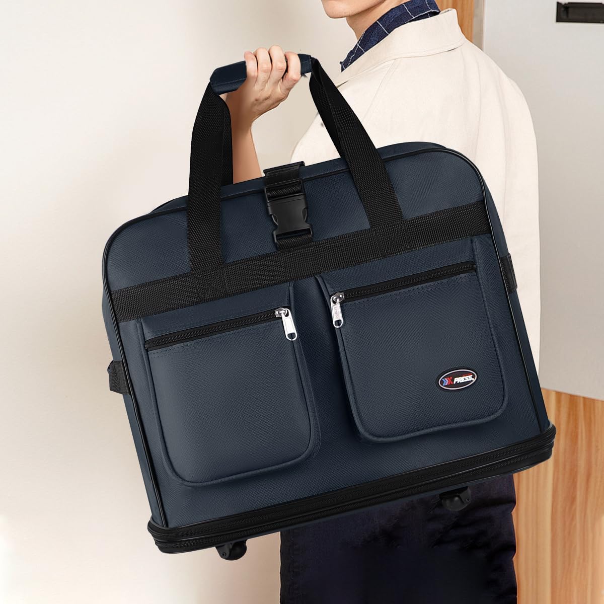 40'' Expandable Rolling Duffel Bag Suitcases w/Wheels,Foldable Luggage Bag