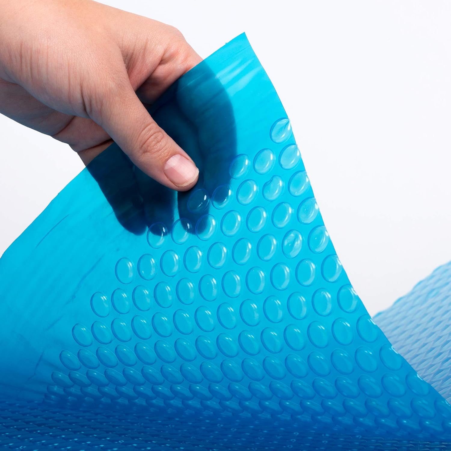 Blue Wave 24-ft Round Solar Pool Cover 8-Mil Blue – Solar Cover for Above Ground Pool