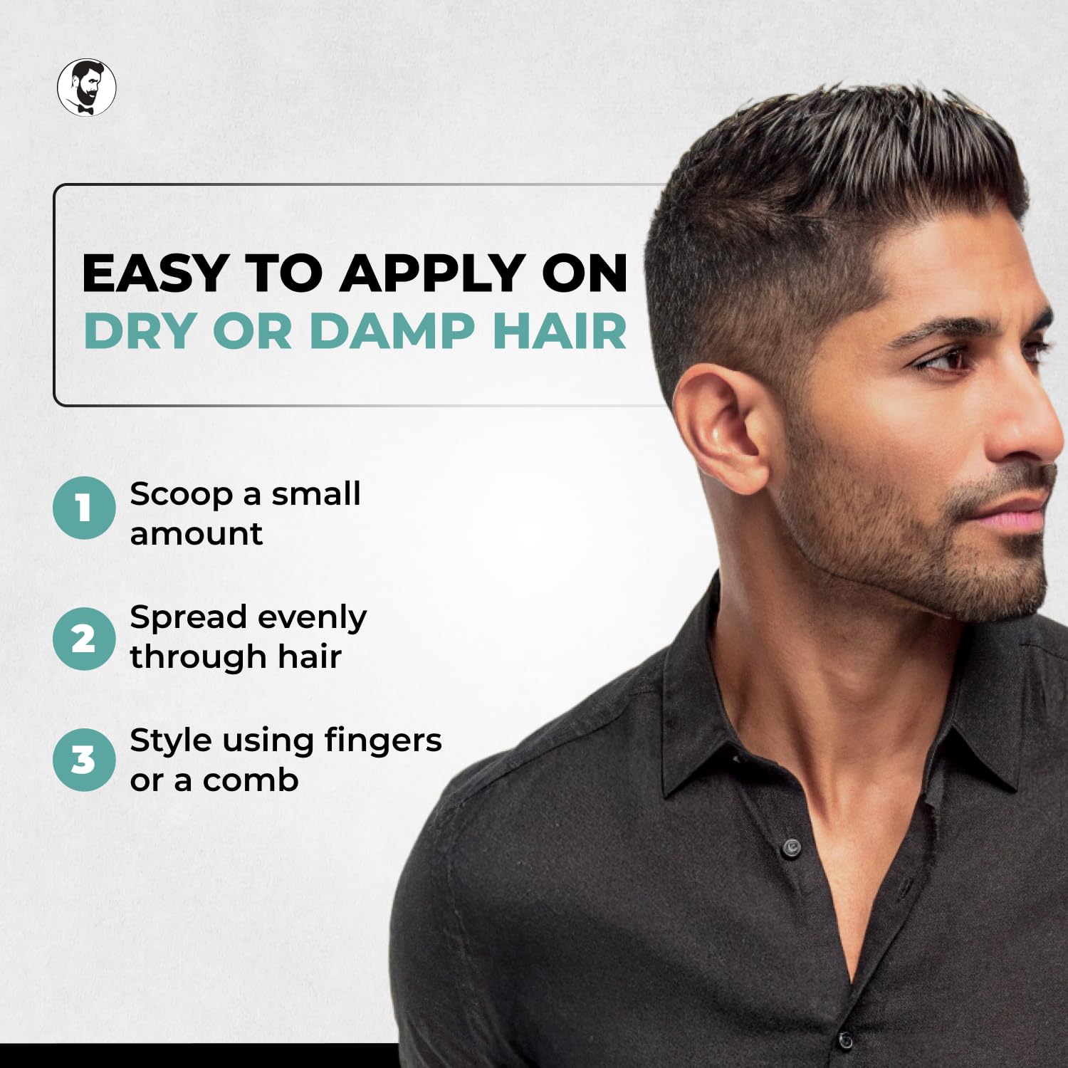 Gentlemen Republic 8oz Refined Hair Gel, 24 Hour Shine and Hold | Humidity resistant, alcohol-free formula that never flakes — professional hold made in the USA