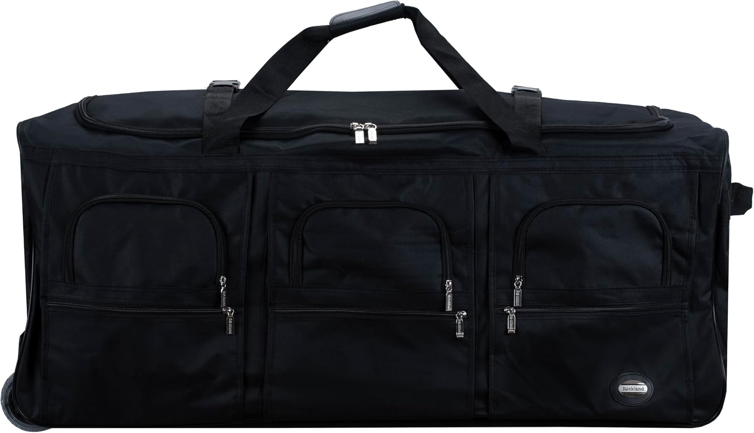 Rockland Rolling Duffel Bag, Black, 22"