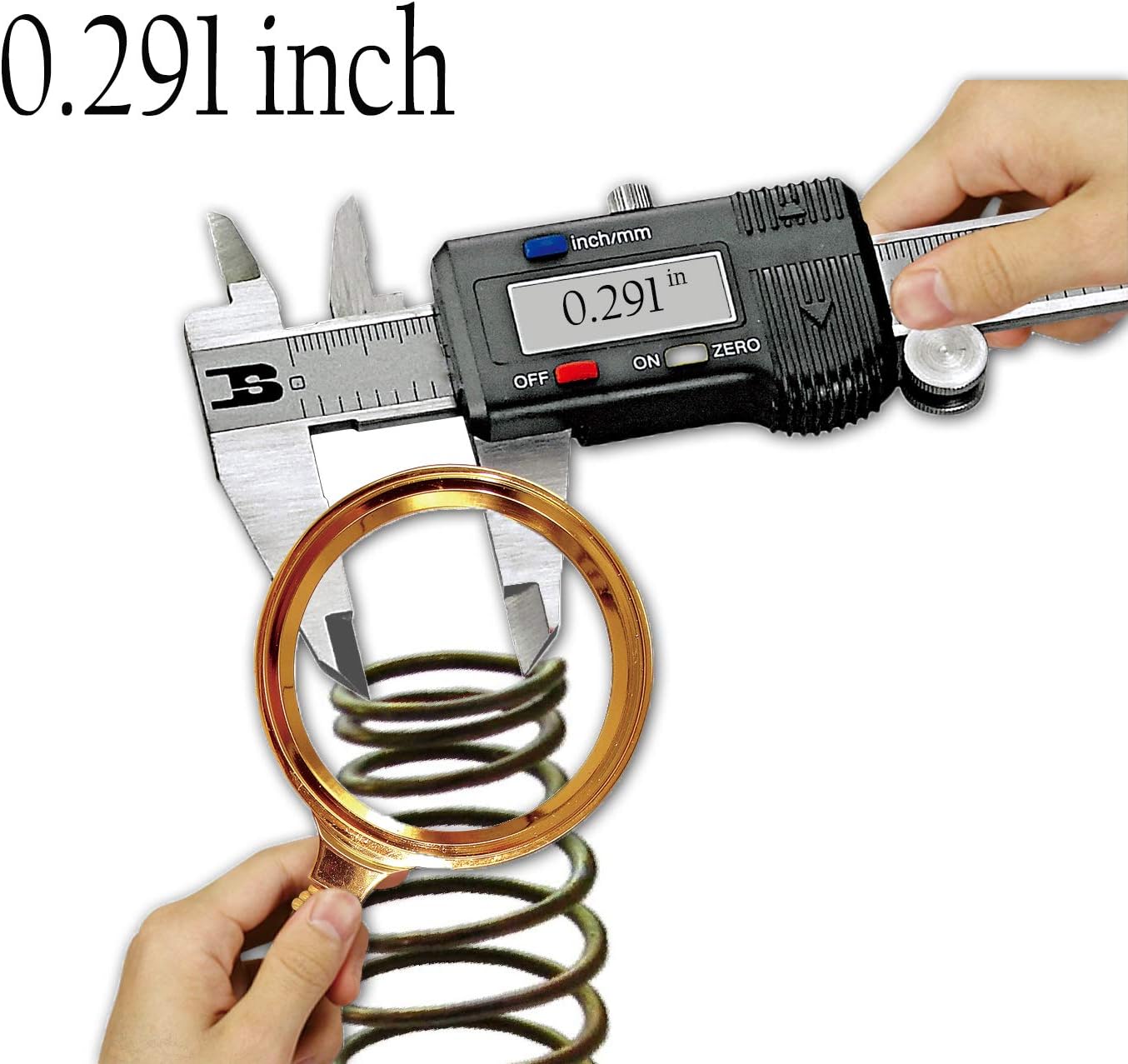 Replacement Spring for Pruning Shears, Precision Trimming Scissors Part for Heavy Duty Bypass Pruner, 2 inch