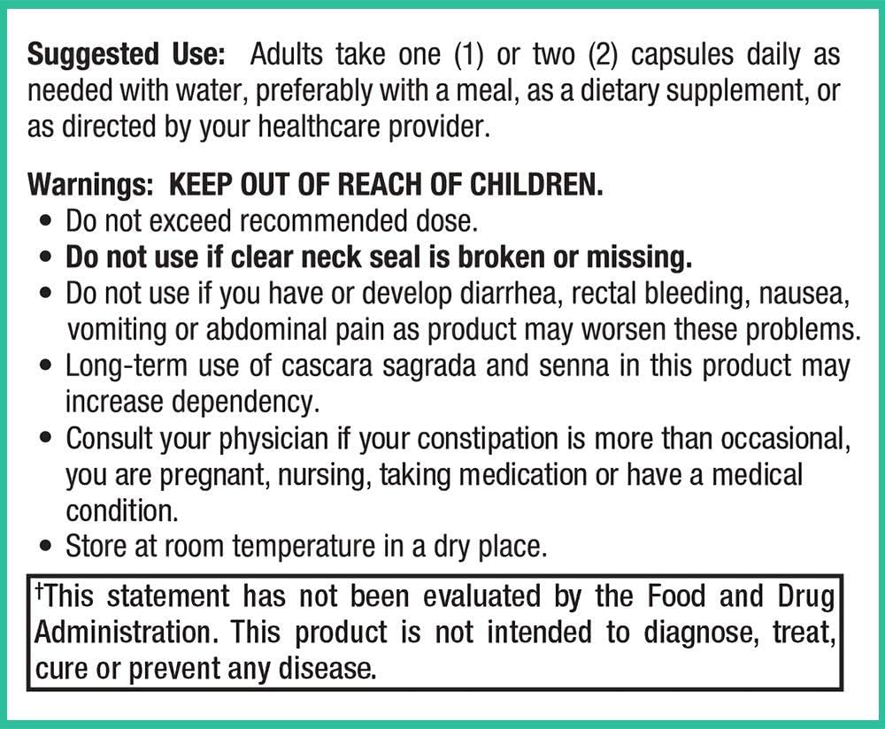 Peak Pure & Natural Colon Support - Colon Cleanse and Detox Supplement for Digestive Health - Gut Health Support with Inulin and Senna Leaf Extracts - with Fiber, Prebiotics, and Probiotics - 1 Pack