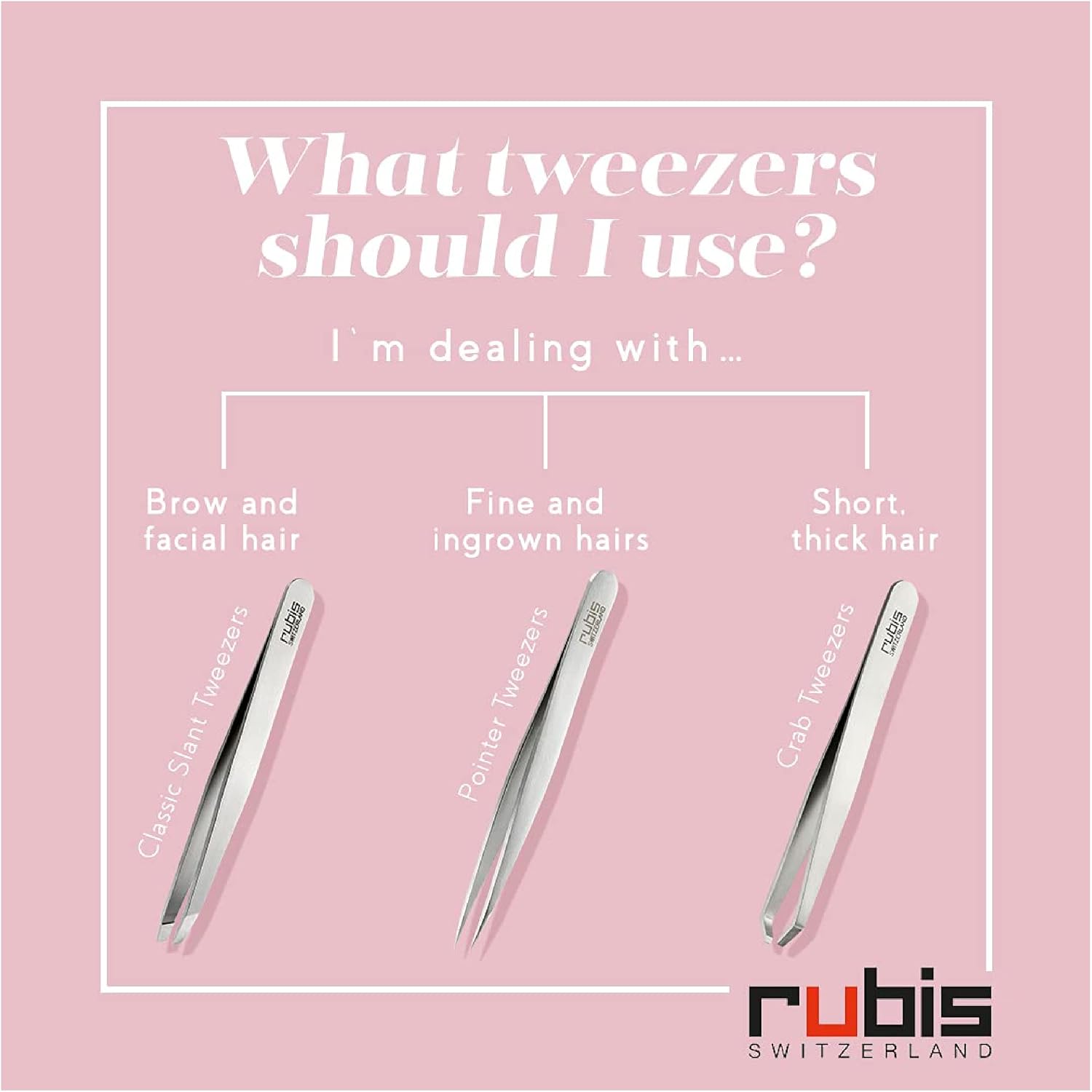 Rubis 4-Piece Manicure Set for Men and Women with Grey/Yellow Leather Case, Includes Tweezers, Nail Clipper, Nail Scissors, and Glass Nail File