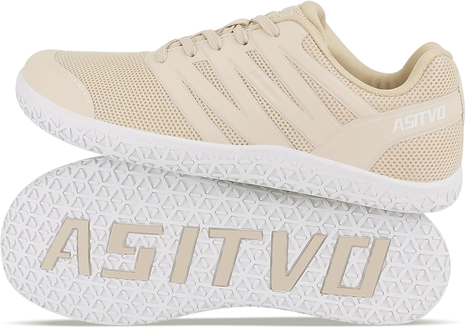 ASITVO Wide Men's Barefoot Zero Drop Sole Minimalist Sneakers Walking Shoes | Width Toe Box Cross Trainer Gym TPU Toe No-Sew Upper Grounding