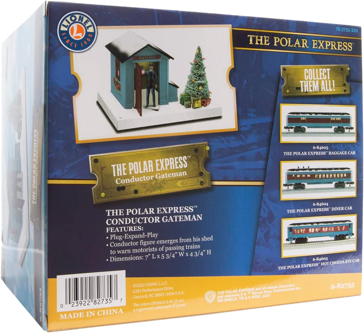 Lionel The Polar Express, Electric O Gauge Model Train Accessories, Conductor Gateman