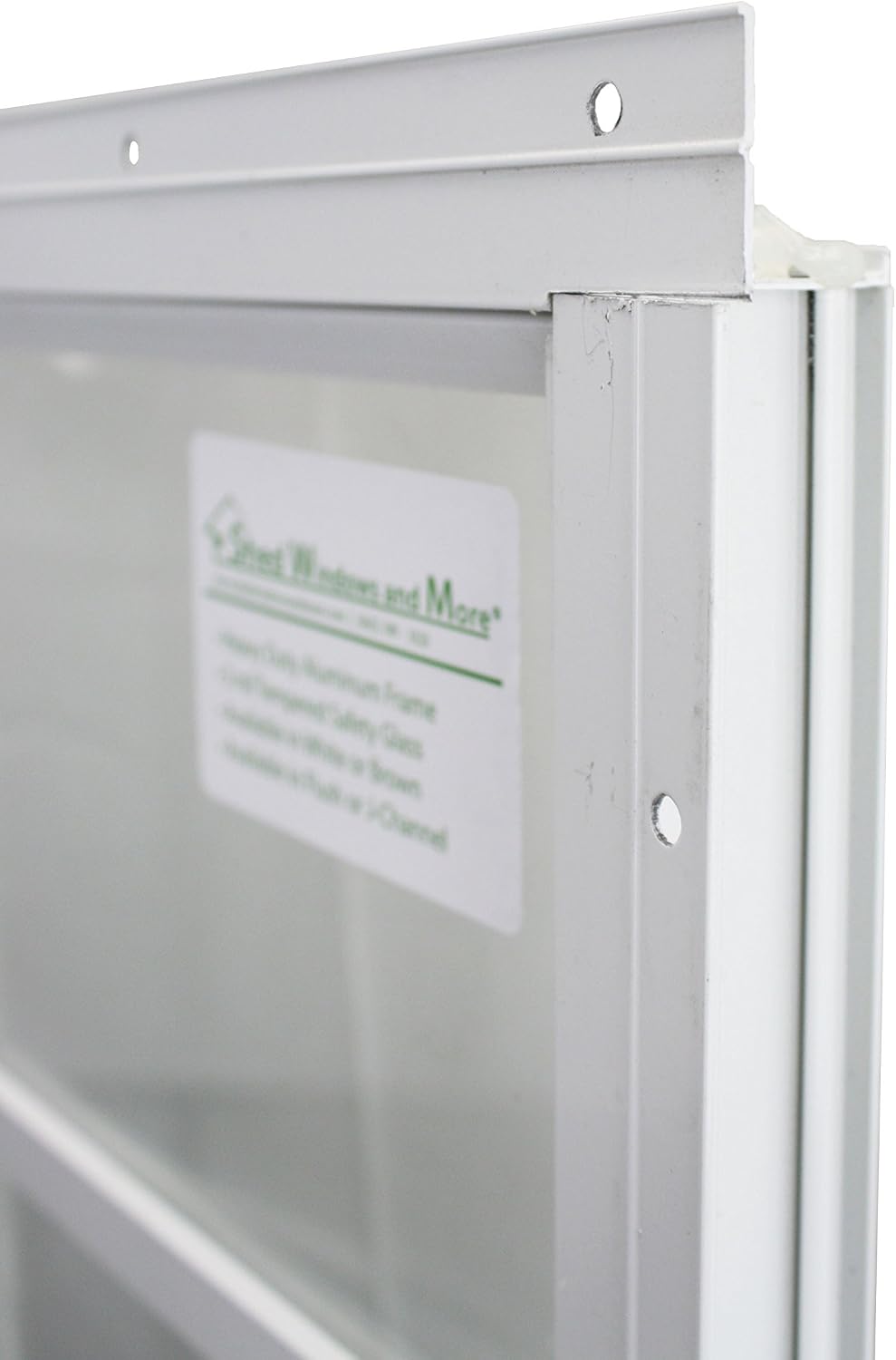 Shed Windows and More 14" X 21" White Flush Mount Tempered Glass, Playhouse Windows, Chicken Coop Windows