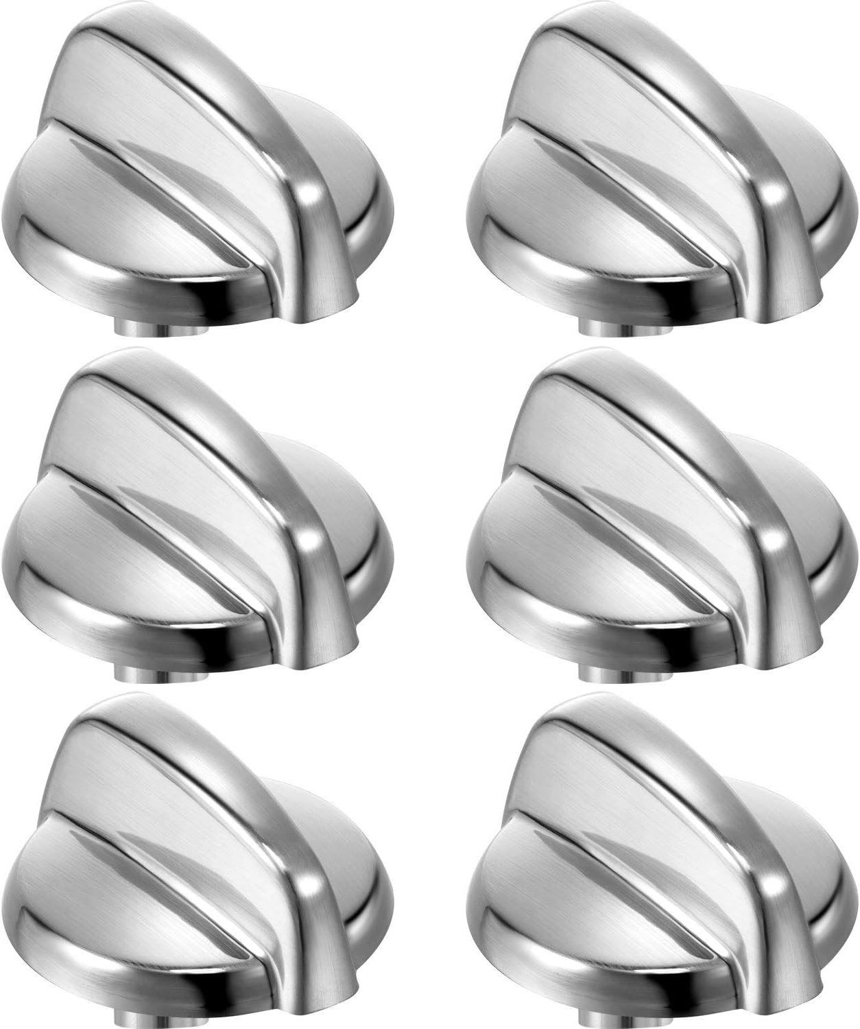 Gejoy WB03T10325 Knobs Burner Control Knobs Compatible with General Electric GE Range Cooktop 2691864 PS3510510(6 Packs)
