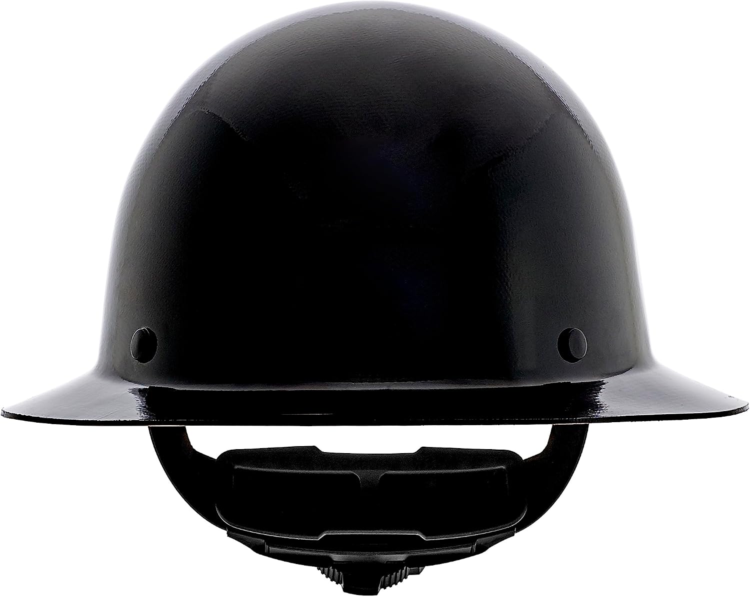 MSA Skullgard Full-Brim Hard Hat with Suspension - Non-Slotted Cap, Made of Phenolic Resin, Radiant Heat Loads up to 350F, Standard Size Hard Hat | Fas-Trac III Ratchet Suspension