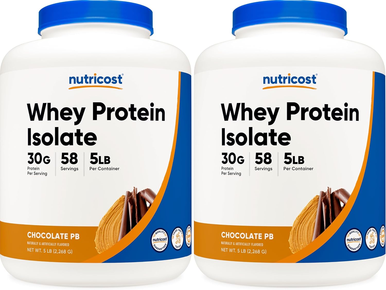 Nutricost Whey Protein Isolate Powder (Vanilla) 2LBS