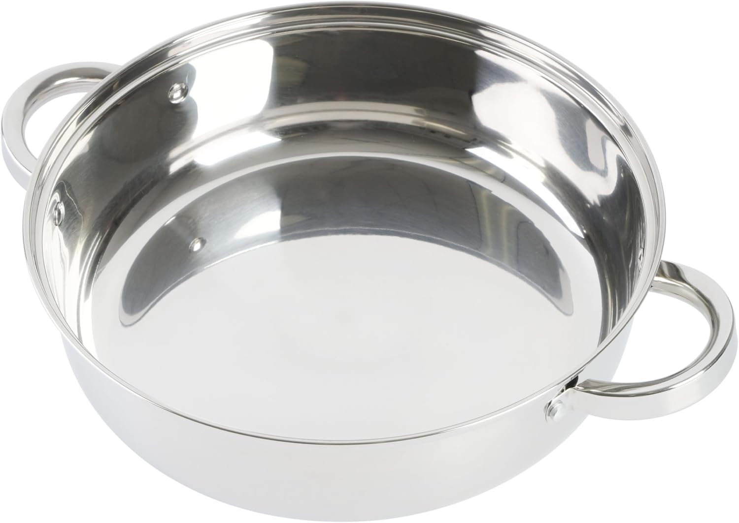 Oster Dutch Oven with Steamer Basket 3-Quart - Sangerfield Stainless Steel, Stovetop Steamer for Vegetables, Rice & Tamales, Dishwasher Safe