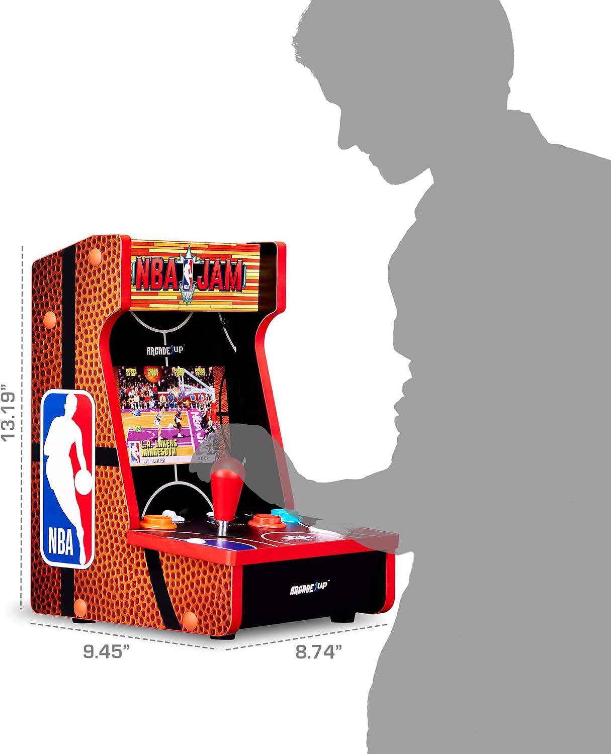 Arcade1Up Ms. Pac-Man Class of '81 Countercade, 3 Retro Games | Countertop Arcade Machine with 7-Inch LCD Screen and Real Feel Joysticks and Buttons