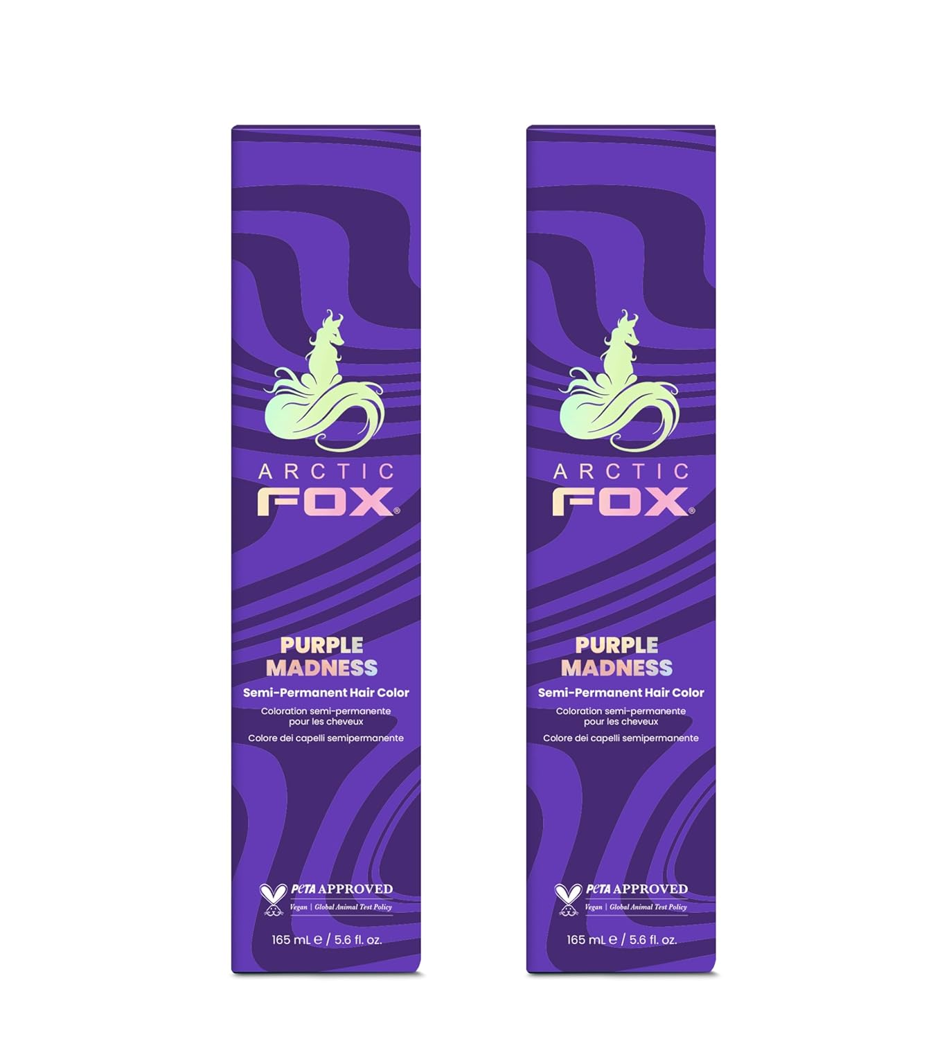 ARCTIC FOX Virgin Pink Semi-Permanent Hair Color - Vegan - 4 fl oz | Vivid and Vibrant, Cruelty Free, Ammonia Free, Peroxide Free, , Cream Formula
