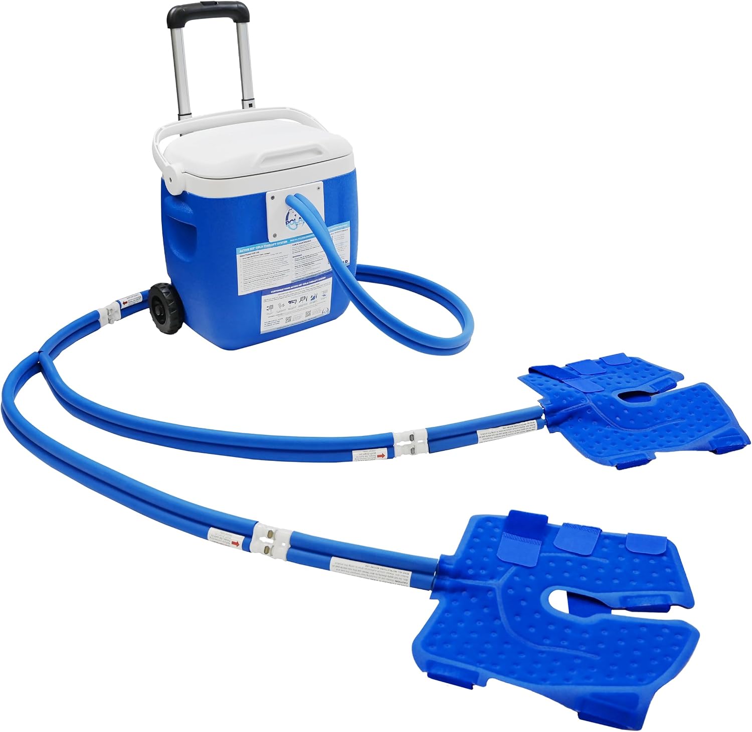 Polar Active Ice 3.0 Cold Therapy Ice Machine System w Programmable Timer, Shoulder Pad & Compression Wrap for Targeted Coverage