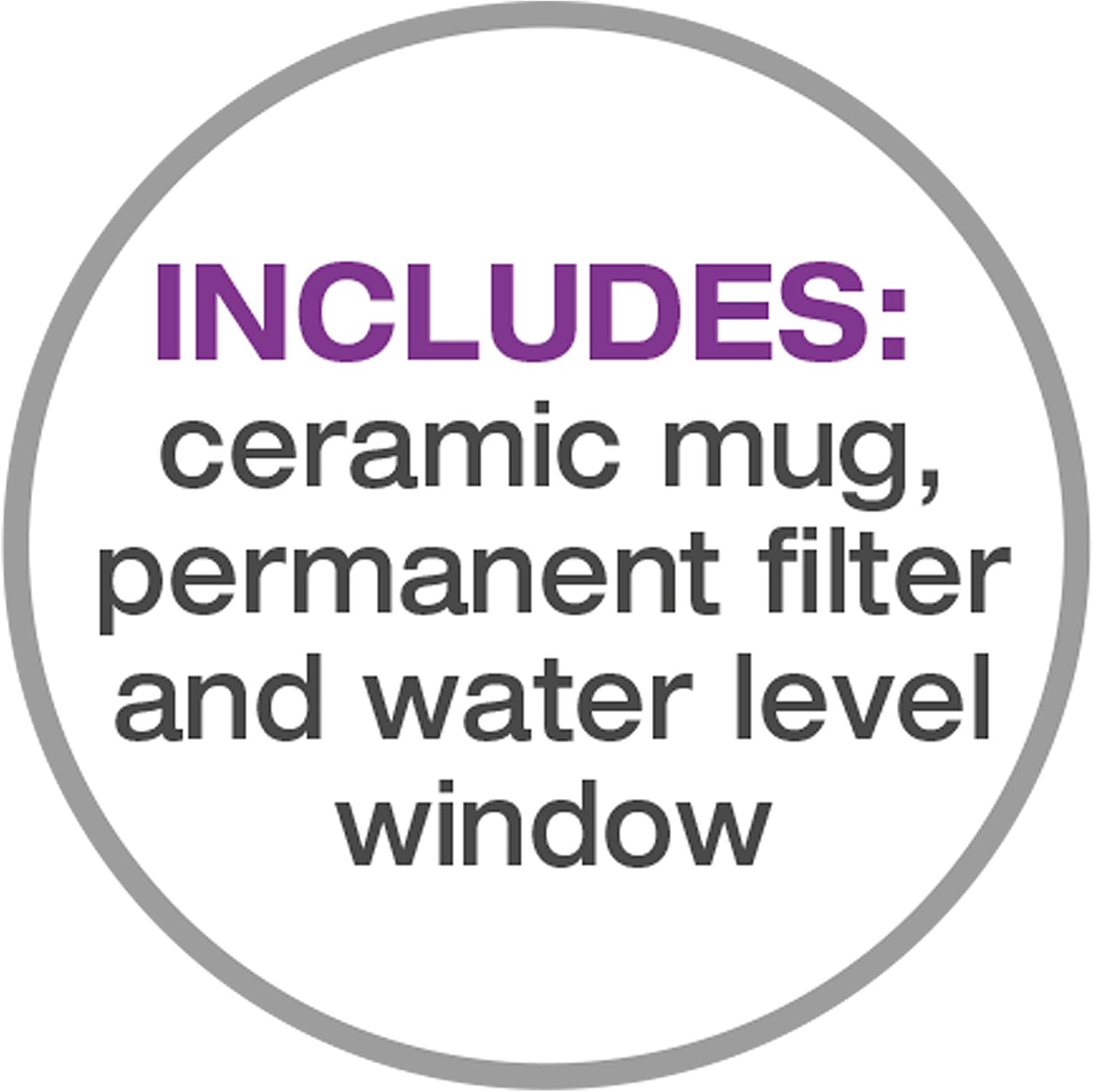 Salton 1 Cup Mini Compact Drip Coffee Maker with Reusable Mesh Filter for Coffee Grounds