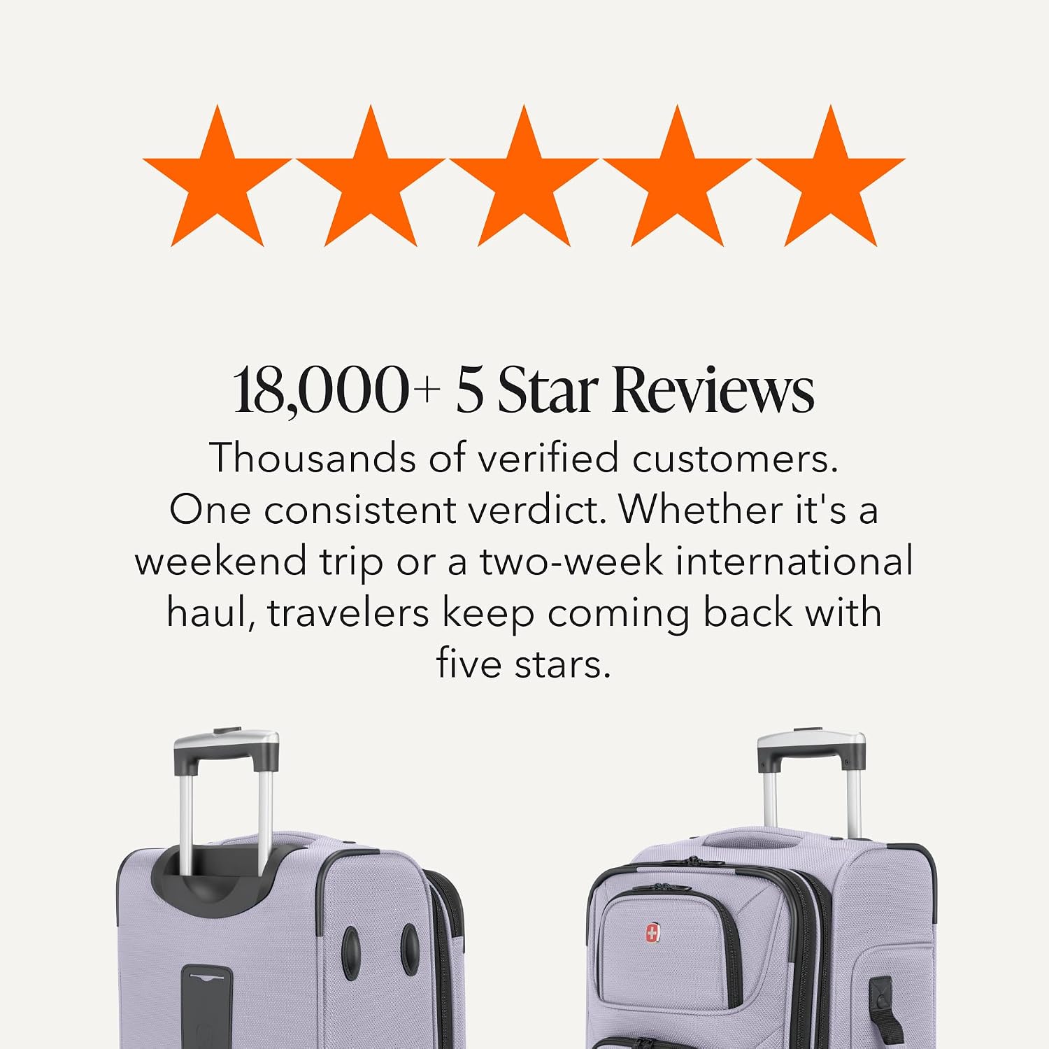 SWISSGEAR Sion Carry-On Spinner Luggage, Softside Expandable, Lightweight Suitcase, Dark Grey, 22.75-Inch