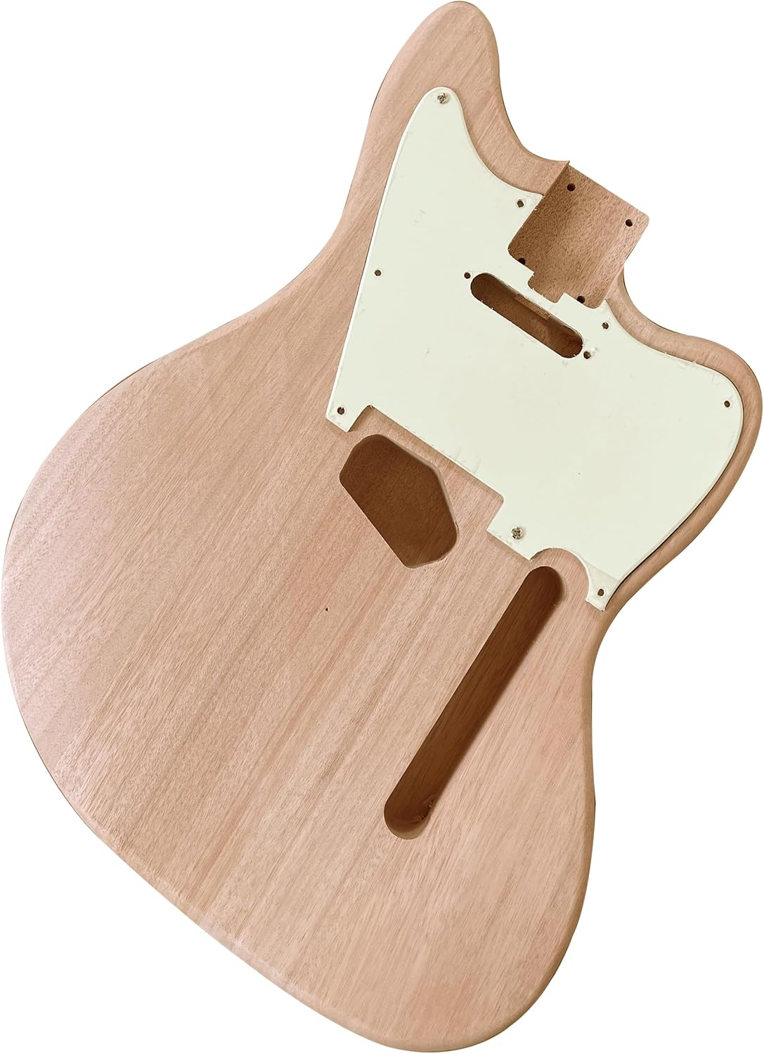 Electric Guitar Kit,Mahogany Body and Maple Neck,Maple Fretboard,Uncut DIY Guitar Kit Diy Build Your Own,Electric Guitars Unfinished